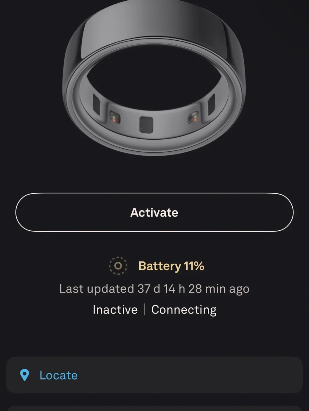 Silver Oura 4 generation Ring - Silver